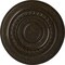 Ekena Millwork Oldham Ceiling Medallion (Fits Canopies up to 8 5/8"), 18"OD x 1 1/4"P, Stone Hearth Crackle CM18OLSHC - alternate 1